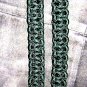 HAND MADE SILK CORD GREEN COLOR - US ARMY 2723 INTERWOVEN UNIFORM CORD - CP MADE