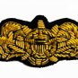 U.S. COAST GUARD BADGE: CUTTERMAN OFFICER NEW GOLD SILVER BULLION BADGE CP MADE