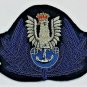 NEW POLAND NAVY OFFICER HAT CAP BLUE BADGE HAND EMBROIDERED CP MADE FREE US SHIP