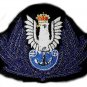 NEW POLAND NAVY OFFICER HAT CAP BLUE BADGE HAND EMBROIDERED CP MADE FREE US SHIP