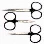 NEW THREE FLY TYING SCISSORS WITH TUNGSTEN CARBIDE TIPS - HI QUALITY - CP MADE