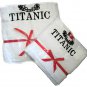NEW TITANIC FIRST CLASS PASSENGER COURTESY FACE & BATH TOWELS SET - CP MADE