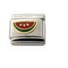 Watermelon Italian charm modular charms, 9mm