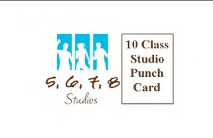 10 Class Studios Punch Card
