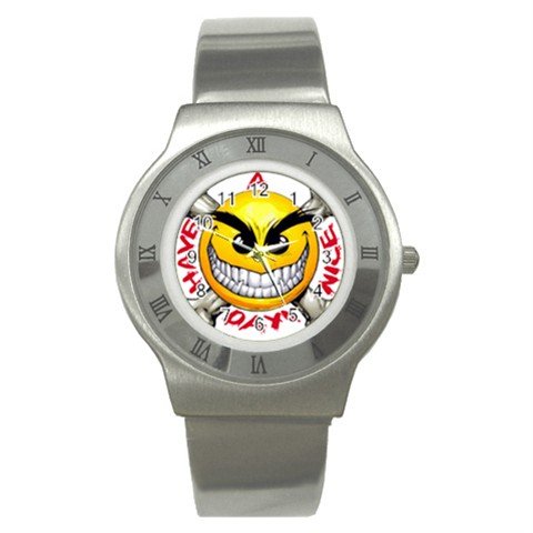 Have a Nice Day Stainless Steel Watch