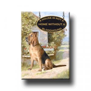 BLOODHOUND A House Is Not A Home FRIDGE MAGNET