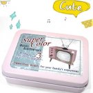 Sweet Retro Style Advertizement Pink Television For Business Cards Name Cards Little Trinkets