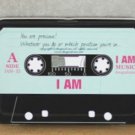 Quirky Retro Style Cassette Tape With Words Metal Box For Business Cards Name Cards Little Trinkets