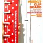 Cute Red With White Polka Dots Design Weekly Messages Peg Note Memo Clipboard Holder