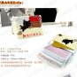Cute Japanese Black Cat And Luggage Cartoon Name Credit Card Case Holder