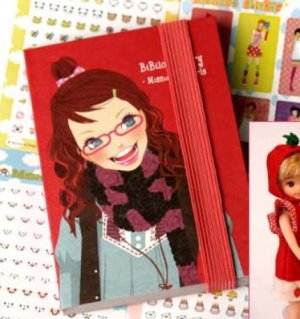 Pretty Bibi1004 Mission For Girl Red Korea Any Year Planner Diary