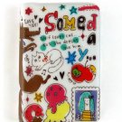 Cute Animals Ice Cream House Russian Dolls Cartoon Theme Name Credit Card Case Holder