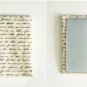 Really Nice Cursive Font Writing Pattern Fabric Cloth Name Credit Card Case Holder