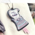 Quaint Retro Typewriter Design Luggage Bag Name Tag Charm