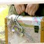 Fun Colorful Aeroplane And Rainbow Clouds Design Luggage Bag Name Tag Charm