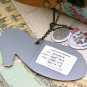 Very Pretty Yellow Polka Dots High Heel Shoes Perfume Bottle Luggage Bag Name Tag Charm
