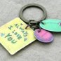 Sweet Coffee Pot Cup Crown Pvc Padded Keychain