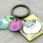 Sweet Coffee Pot Cup Crown Pvc Padded Keychain