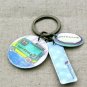 Sweet Teapot Roses Ribbon Pvc Padded Keychain