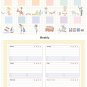 Cute Shinzi Katoh Coffee Cat Any Year Diary Planner