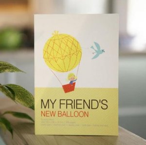Cute Shinzi Katoh My Friend's New Balloon Any Year Diary Planner