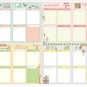 Cute Vanilla Days Carnival Circus Shops Travel Design Any Year Korea Planner Diary Journal Stickers