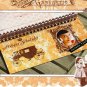 Very Quaint And Pretty Peach Victorian Floral Lace Design Weekly Planner Diary