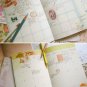 Victorian Vintage Floral Lace Any Year MONTHLY Slim Planner Diary