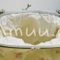 Sweet Zakka Style Big Cream Brown Cherry Fruit Lace Trim Shoulder Bag