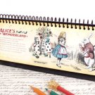 Alice In Wonderland Long Month Weekly Planner Diary