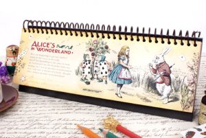Alice In Wonderland Long Month Weekly Planner Diary