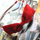 Red Triple Ribbon Bow Hairband Headband