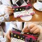 Lovely Jetoy Cats At Planetary Moonlight Black Make Up Case Big Purse
