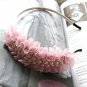 Pink Bridal Prom Chiffon Like Pearl Bow Hairband Headband