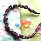 Zakka Purple Small Colorful Flowers  Hairband Headband