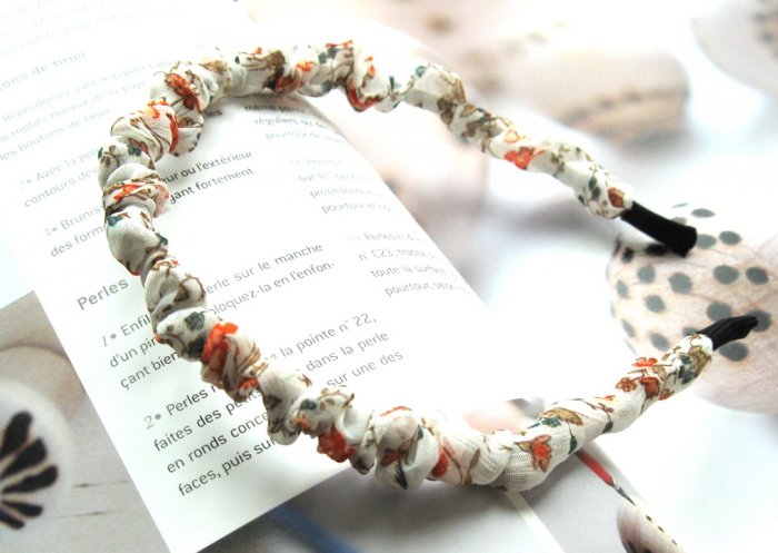 Zakka White Small Colorful Flowers Hairband Headband