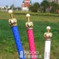 Retro Gold Crown Faux Pearl Metal Ballpoint Pen - White