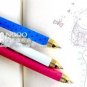 Retro Gold Crown Faux Pearl Metal Ballpoint Pen - Pink