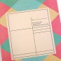 Retro Pink Green Preppy Argyle Checks Notebook Journal