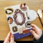 Jetoy Retro Vintage Style Cat Line Notebook Journal - Antique