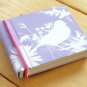 Zakka Purple Bird Flower Colorful Small Memo Note Pad
