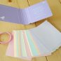 Zakka Purple Bird Flower Colorful Small Memo Note Pad