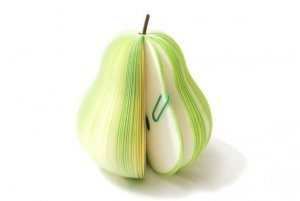 Zakka Green Pear Fruit Fun Scrapbook Paper Memo Note Pad