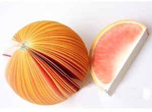 Zakka Orange Fruit Fun Memo Scrapbook Paper Note Pad