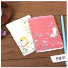 Zakka Garden Chair Flowers SMALL Notebook Journal 2 Designs