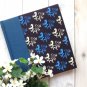 Zakka Artbox Blue Retro Birds Fabric Cover Notebook Scrapbook Journal