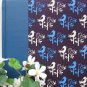 Zakka Artbox Blue Retro Birds Fabric Cover Notebook Scrapbook Journal