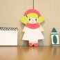Rainbow Retro School Girl Crayon Sticky Post It Note Pad