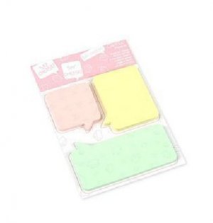 Colorful Fun Pointer Bubble Sticky Note Post It Note Memo Pad