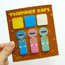Retro Spaceman Robot Sticky Scrapbook Paper Note Pad